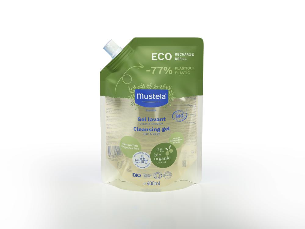 Eco-Refill for Organic Certified Cleansing Gel, body and hair