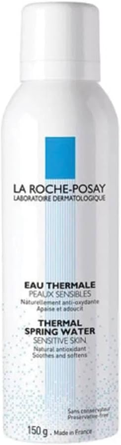 La Roche-Posay thermal spring water bottle on a white background