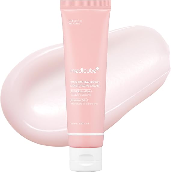 MEDICUBE PDRN PINK HYALURONIC MOISTURIZING CREAM - FLOCALLY