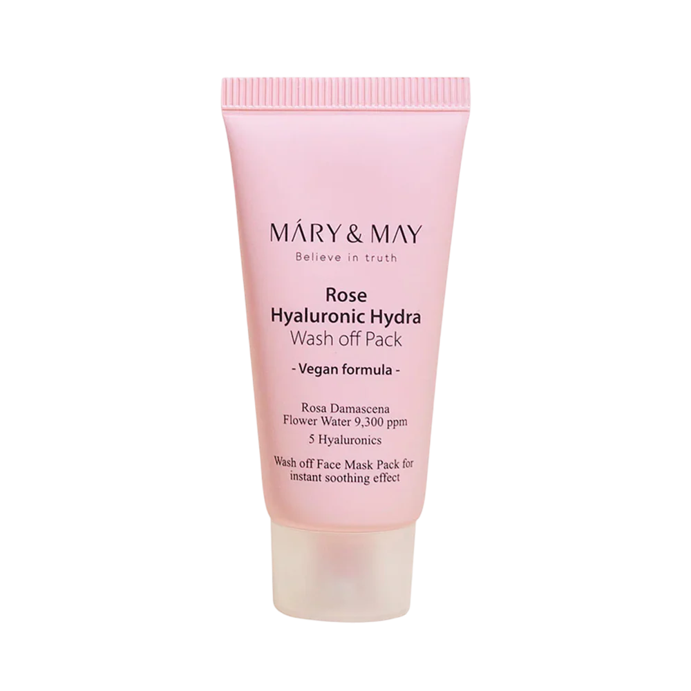 Mary&May Rose Hyaluronic Hydra Wash Off Pack - FLOCALLY