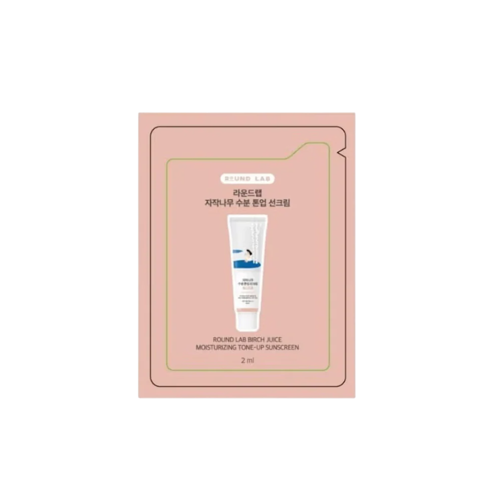 ROund Lab Birch Juice Moisturizing Tone-Up Sunscreen Pouch 2ml