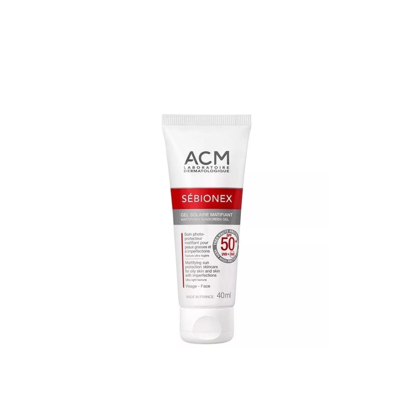 ACM Laboratoire Sébionex Mattifying Sunscreen Gel SPF50+ 40ml