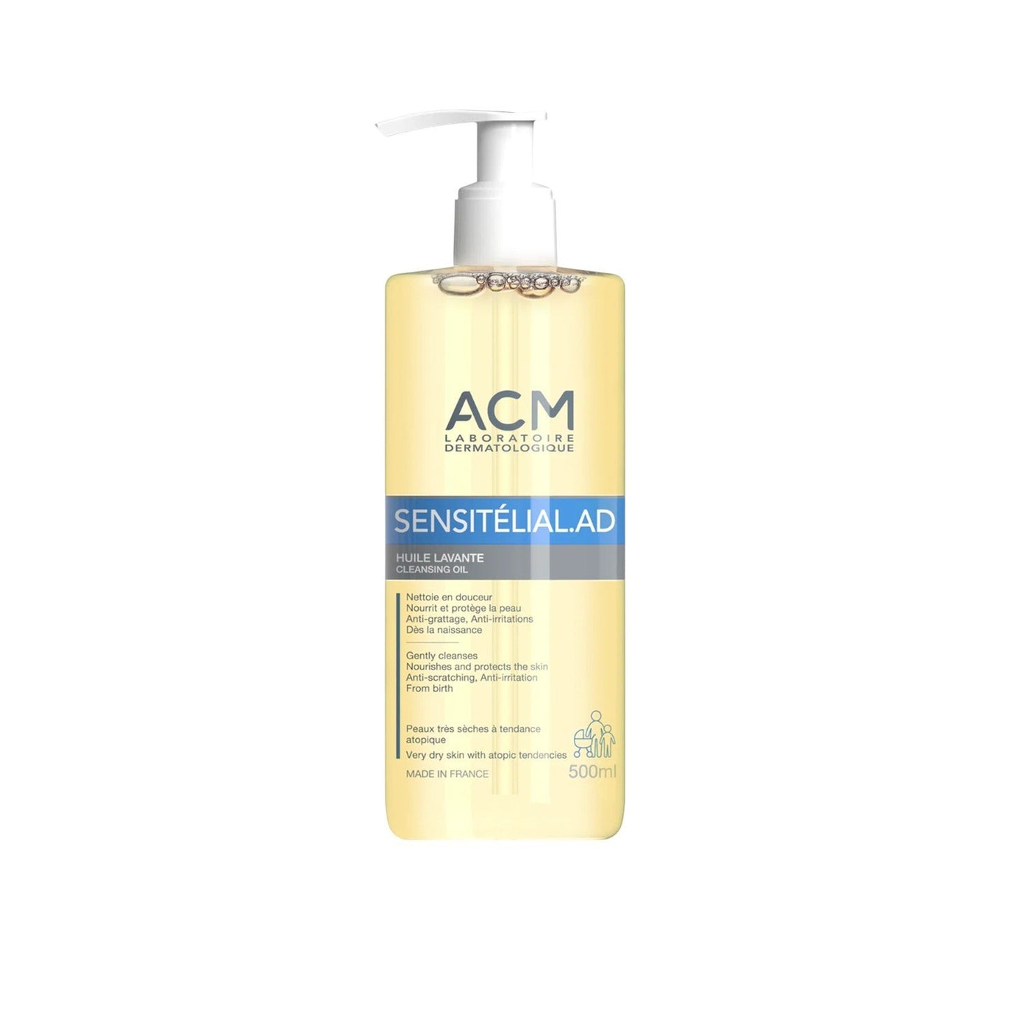 ACM Laboratoire Sensitélial.AD Cleansing Oil 500ml - FLOCALLY