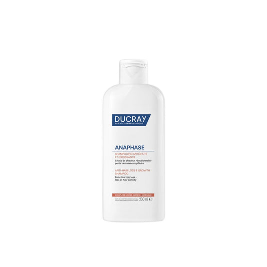 Ducray Anaphase shampoo bottle on a white background