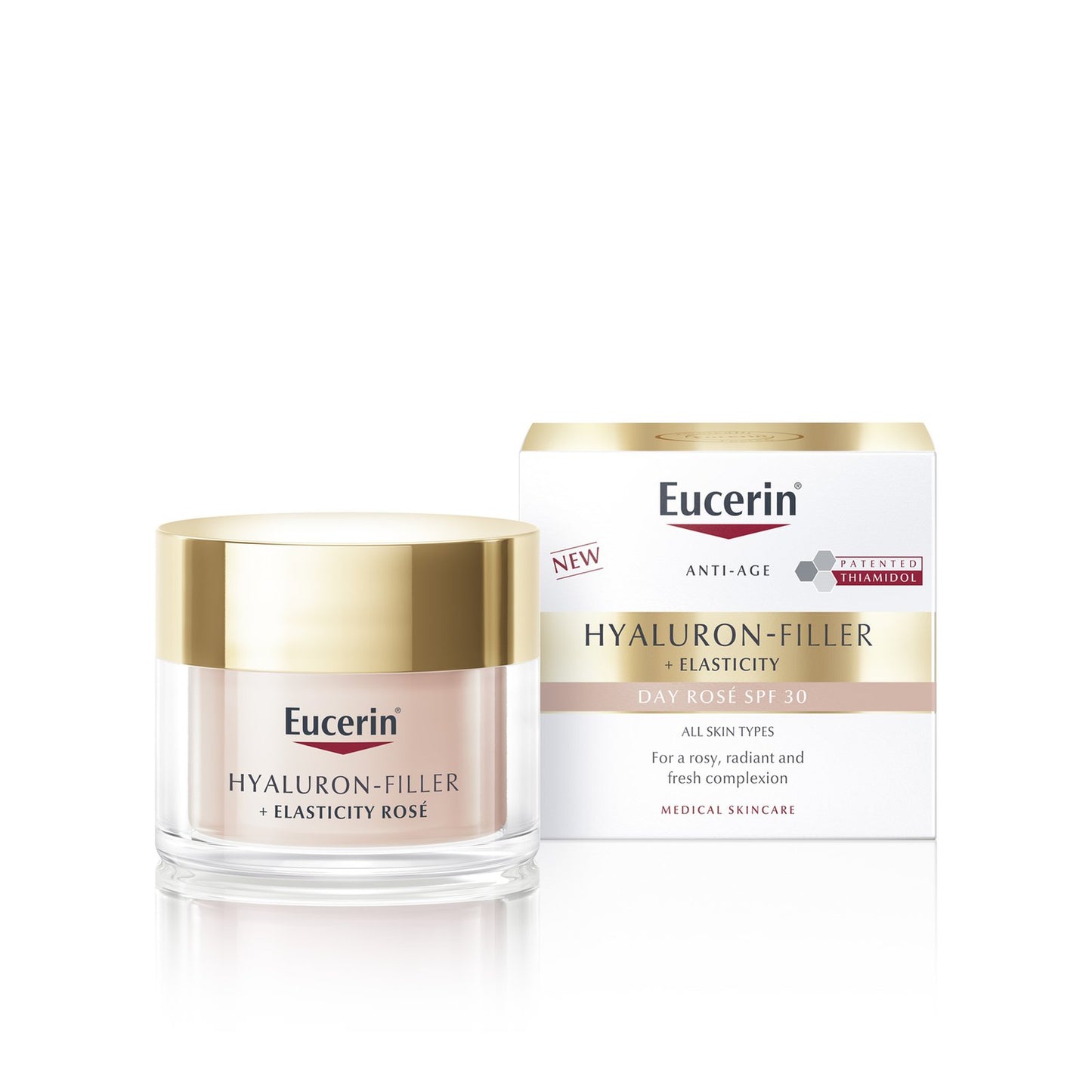 Eucerin Hyaluron-Filler + Elasticity Day Cream Rosé SPF30.