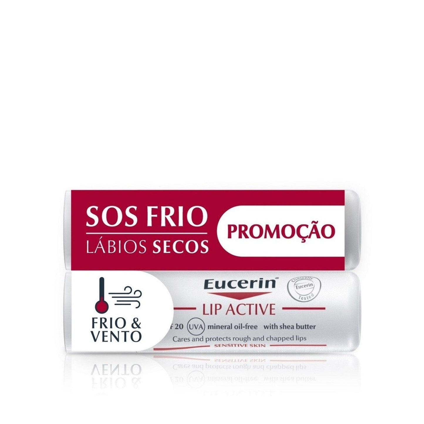 Eucerin ph5 Lip Active Balm SPF20 4.8g x2.