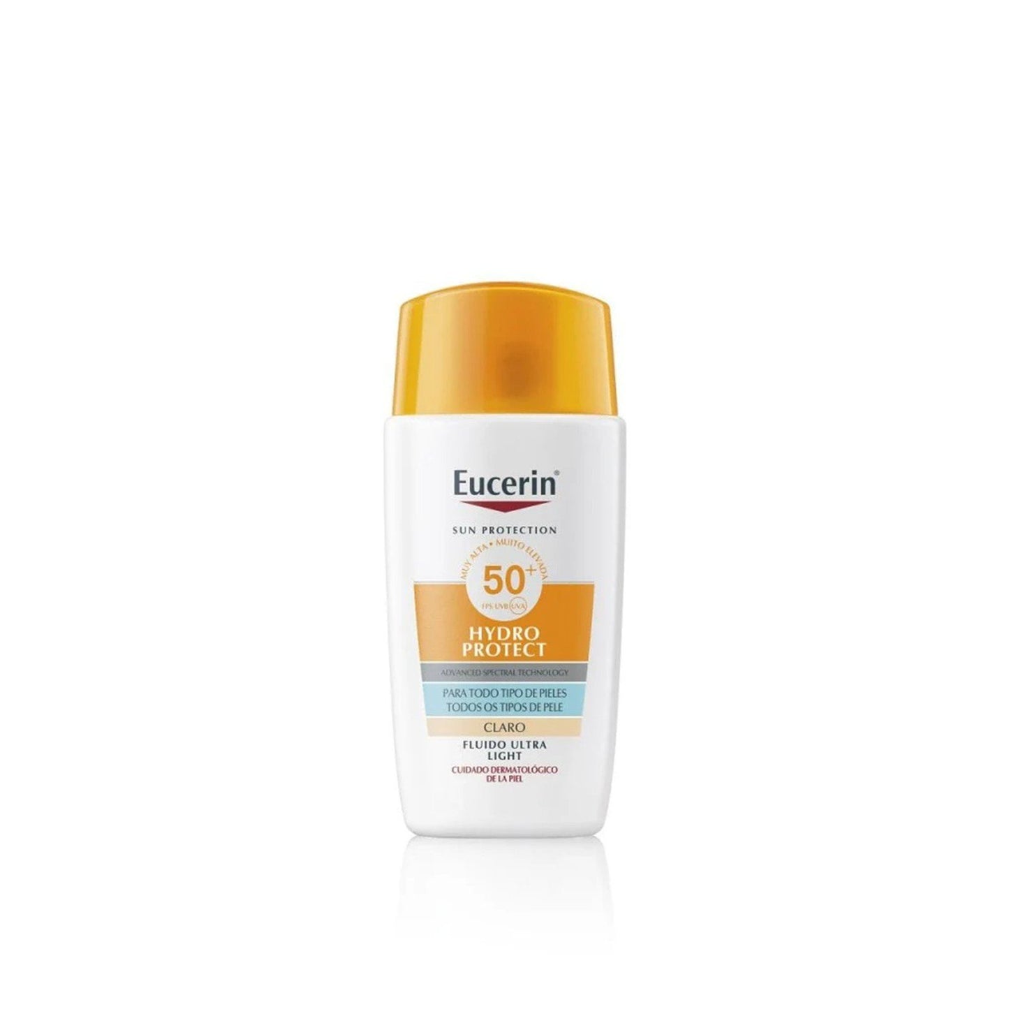 Eucerin Sun Hydro Protect Ultra-Light Tinted Fluid SPF50+.
