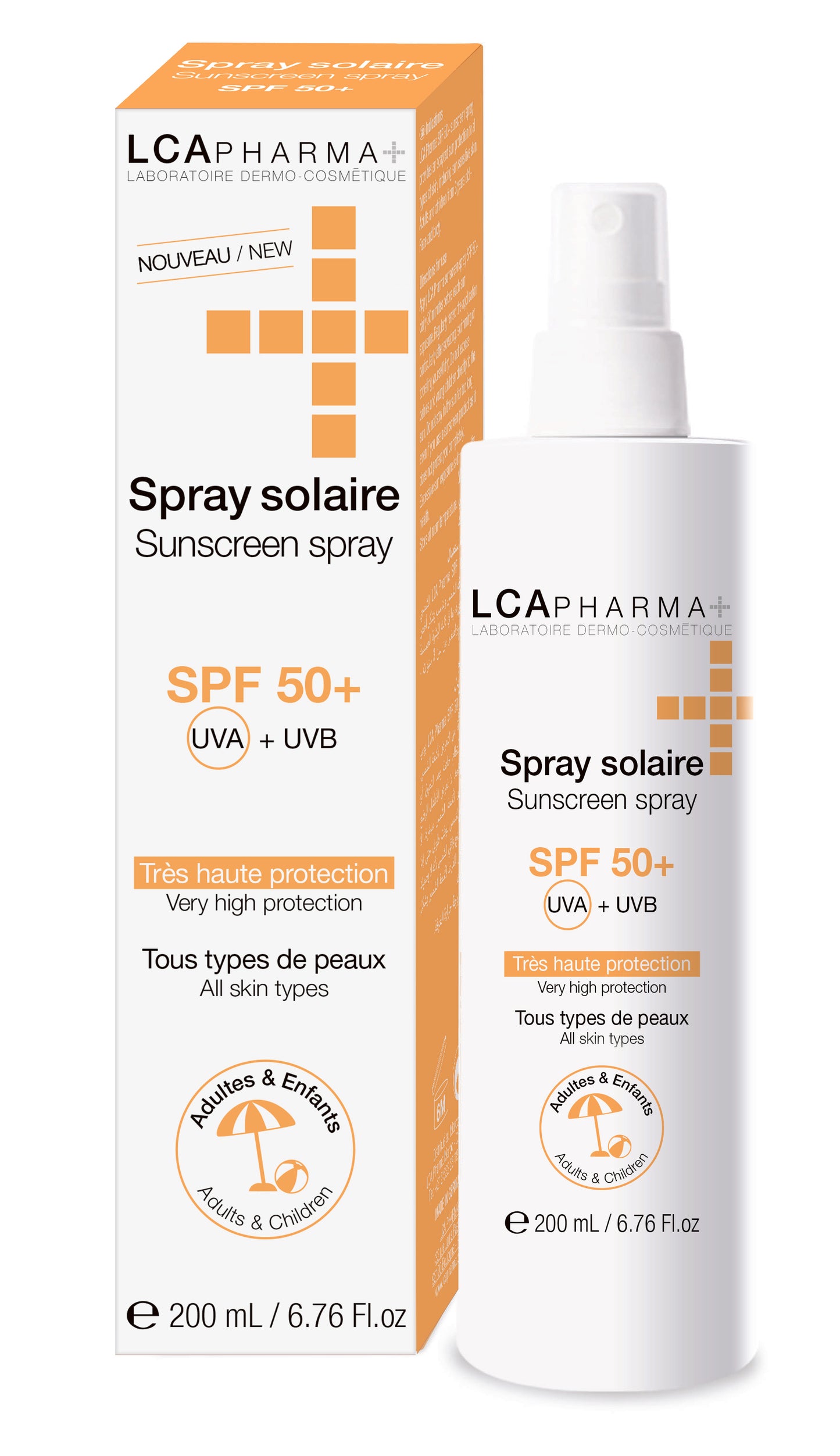 Sunscreen spray SPF 50+
