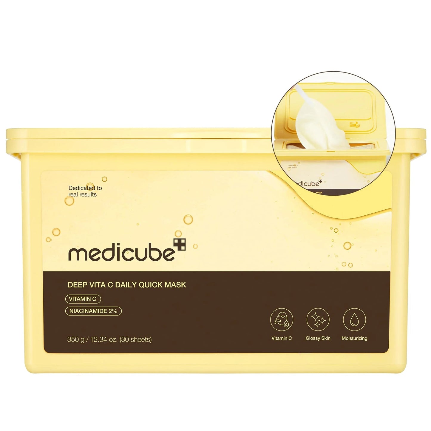 MEDICUBE DEEP VITA C DAILY QUICK MASK - FLOCALLY