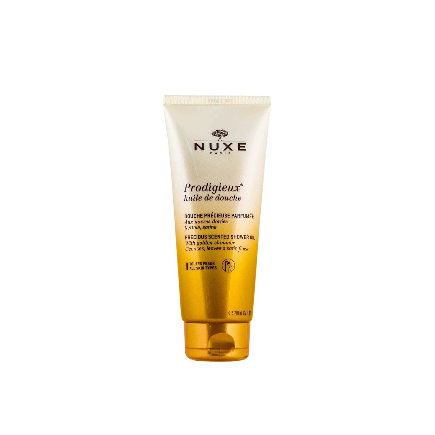 NUXE Prodigieux Shower Oil with Golden Shimmer 200ml . - FLOCALLY