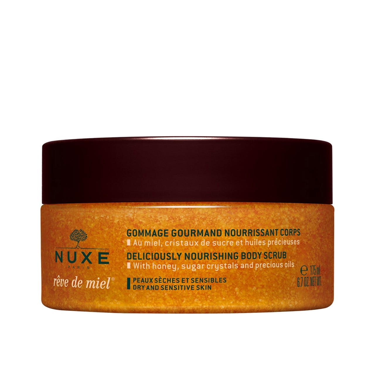 NUXE Rêve de Miel Nourishing Body Scrub 175ml . - FLOCALLY