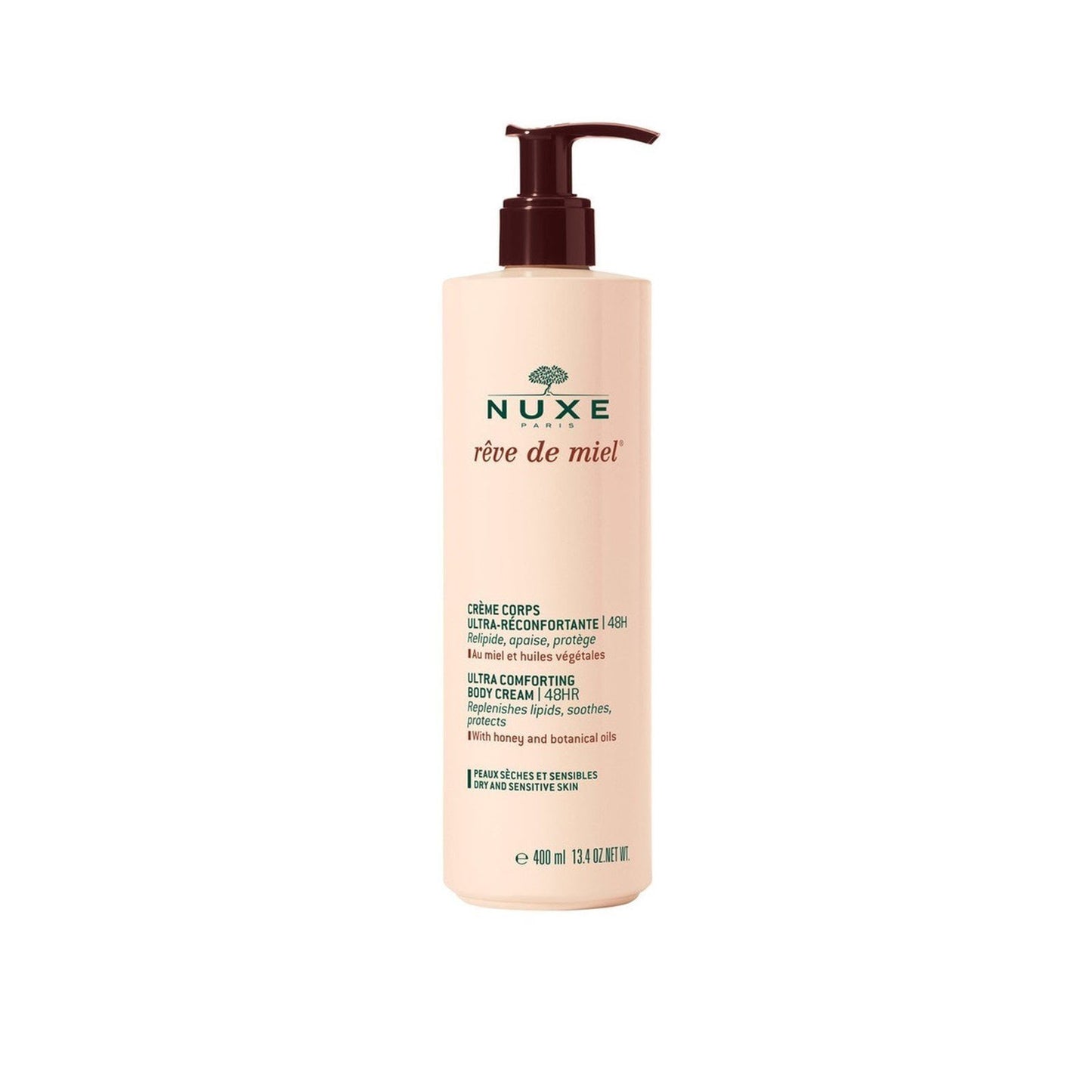 NUXE Rêve de Miel Ultra Comforting Body Cream 48h 400ml . - FLOCALLY