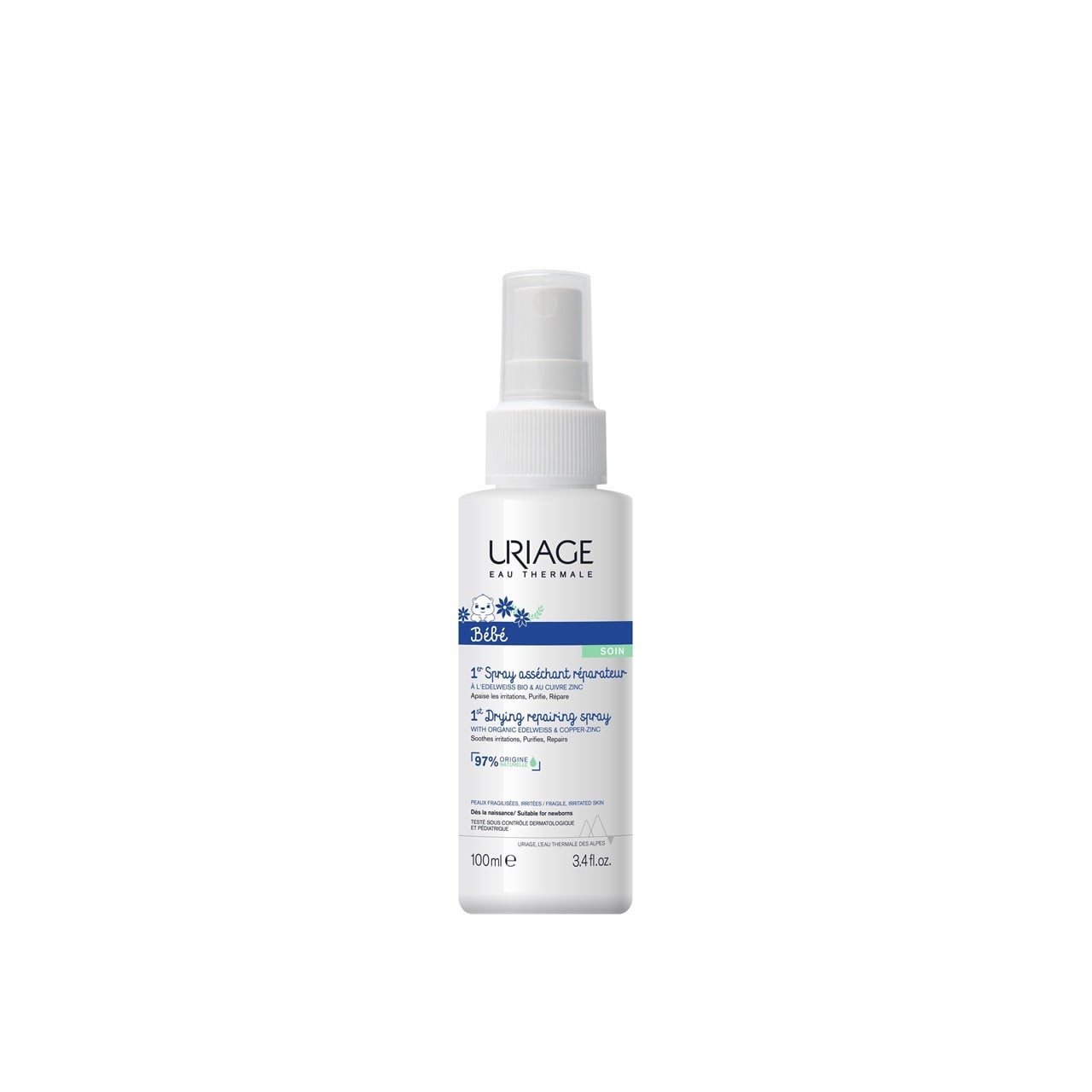 Uriage Baby 1st Drying Repairing Spray 100ml - FLOCALLY