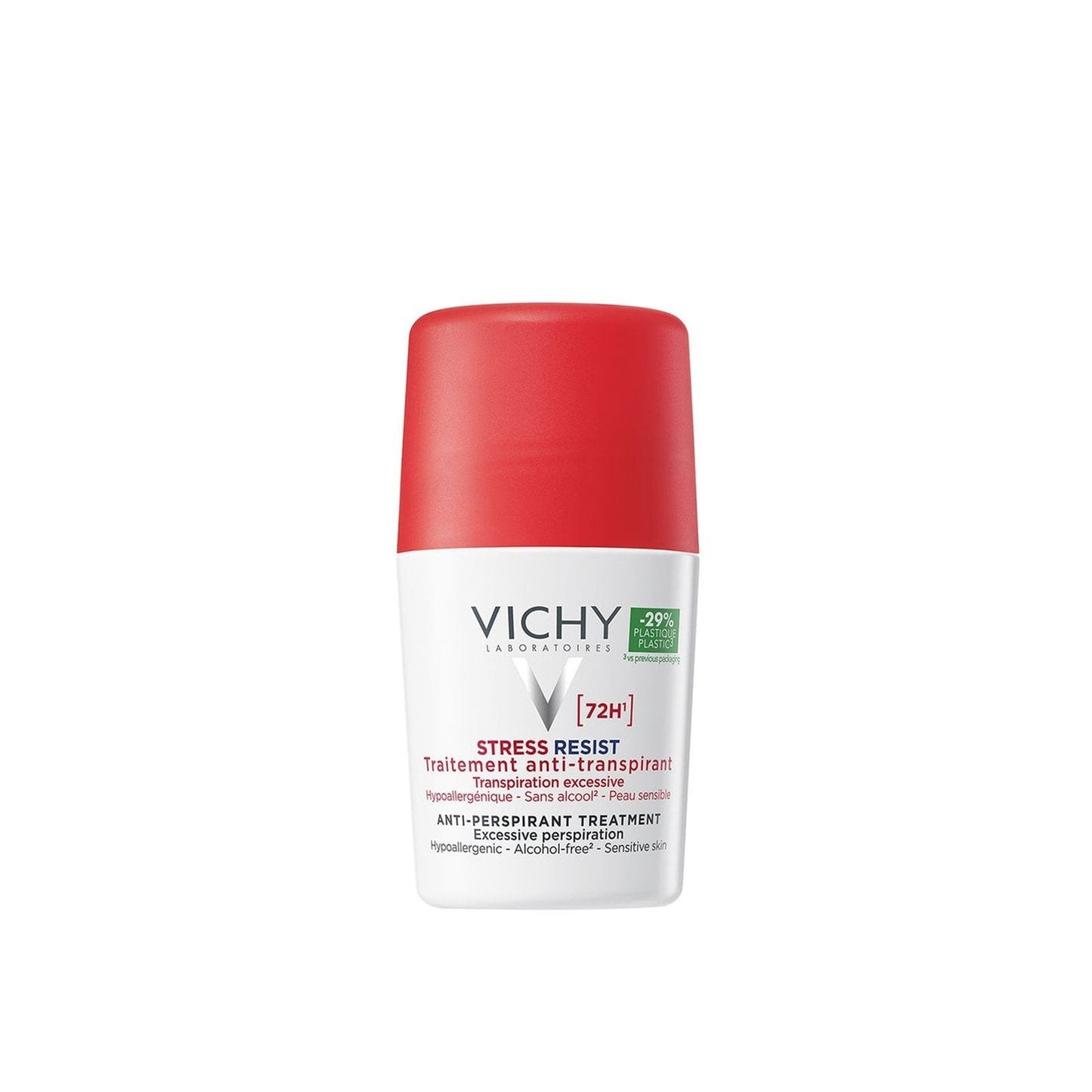 Vichy Deodorant Stress Resist Anti-perspirant Treatment 72h Roll-on 50ml . - FLOCALLY