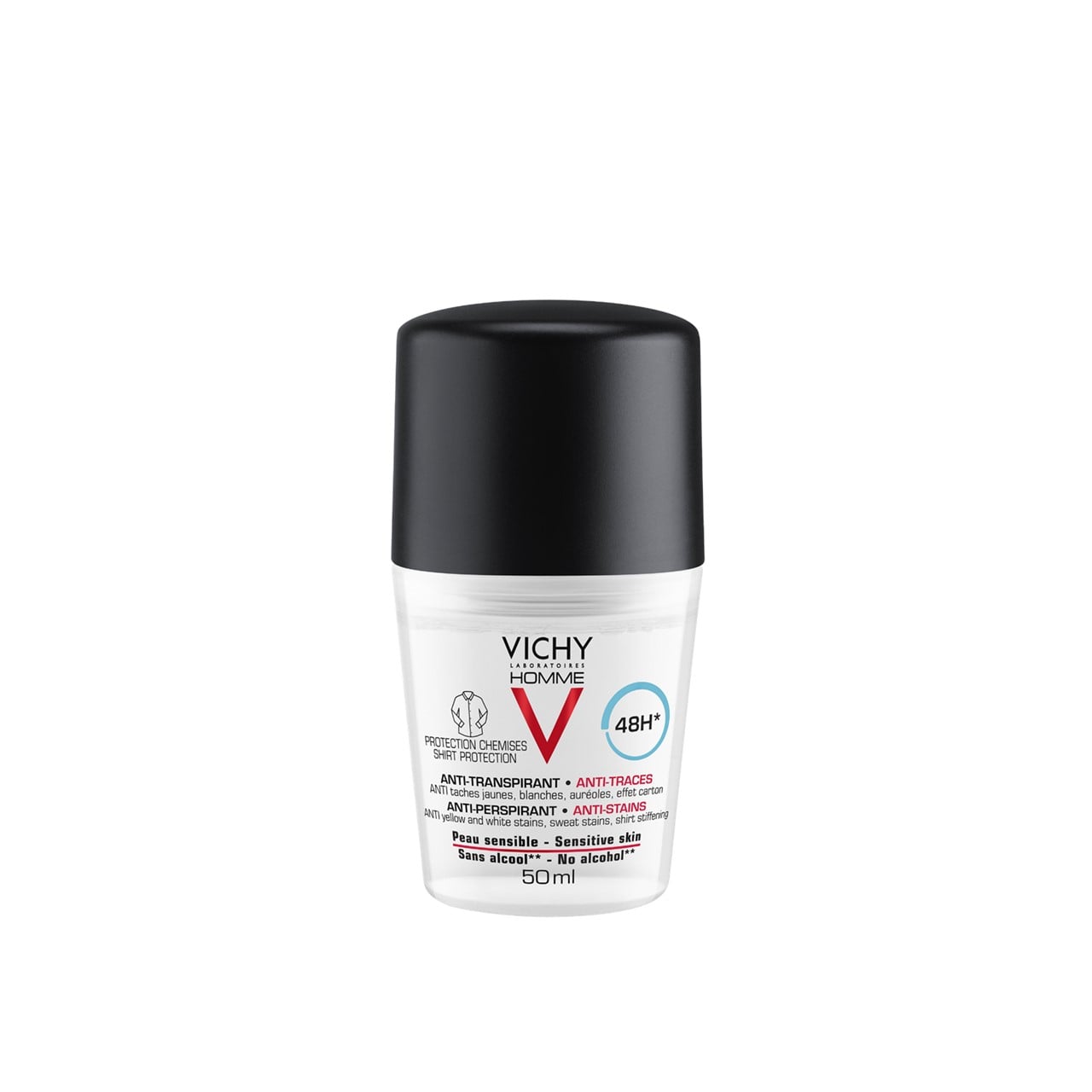 Vichy Homme Deodorant Anti-Perspirant Anti-Stains 48h 50ml .