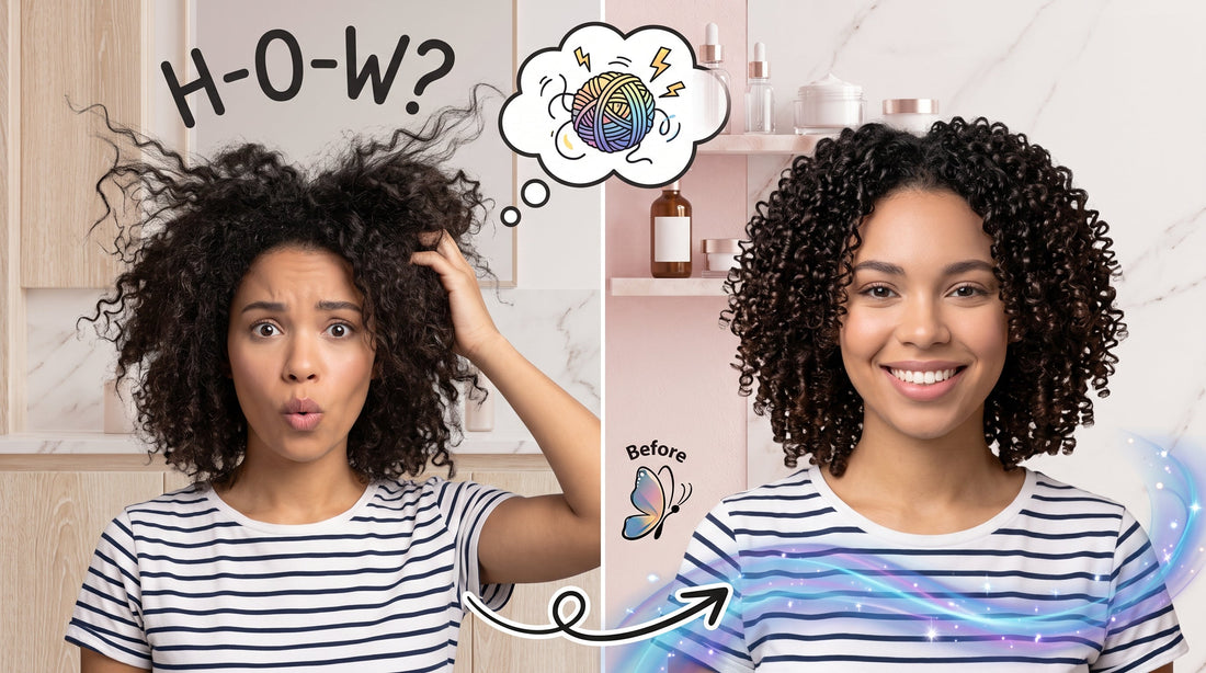 Frizzy, Undefined Curls After Shower? The Secret to Defined, Hydrated Curls!