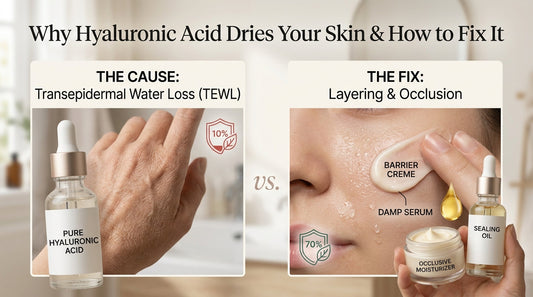 Why Hyaluronic Acid Dries Your Skin & How to Fix It