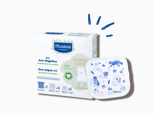 Eco-wipes kit  100% Organic Cotton - FLOCALLY