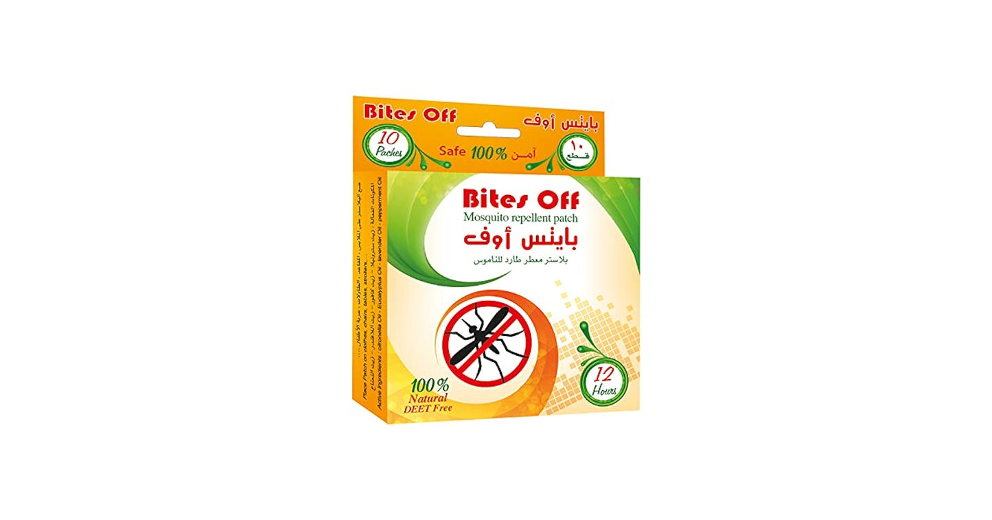 Bites Off mosquito repellent patches - FLOCALLY