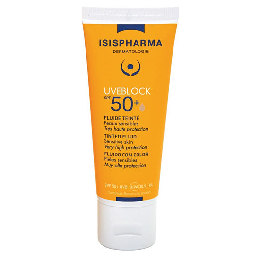 UVEBLOCK SPF50+FLUID LIGHE TINTED 40 ML