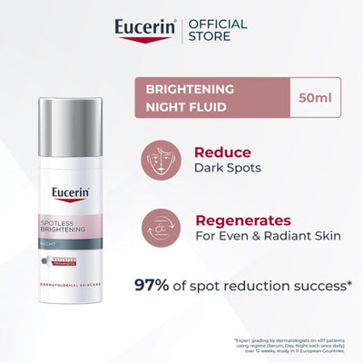 Eucerin Even Pigment Perfector Face Night Cream with Thiamidol, Reduces Dark Spots and Regenerates Skin, Absorbs Quickly, Moisturizer for All Skin Types, 50ml - FLOCALLY