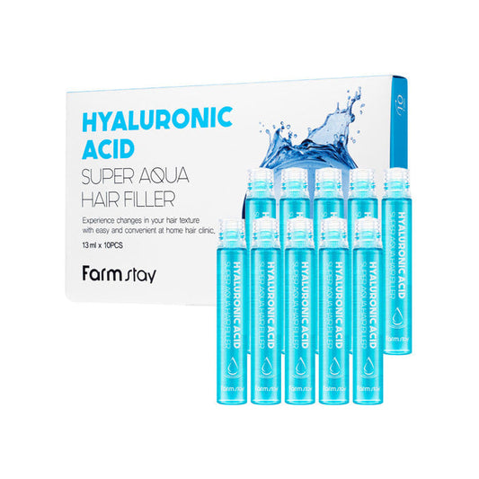Farm stay HYALURONIC ACID SUPER AQUA HAIR FILLER - FLOCALLY