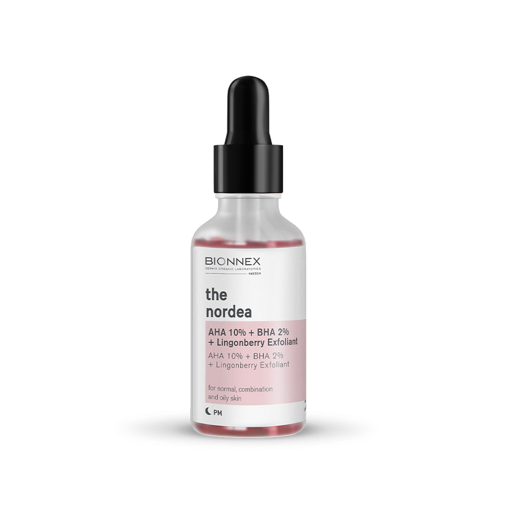 THE NORDEA AHA 10% + BHA 2% + Lingonberry Exfoliant Serum - FLOCALLY