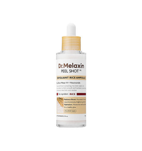 Dr.Melaxin Peel Shot Exfolating White Rice Ampoule 80ml - FLOCALLY