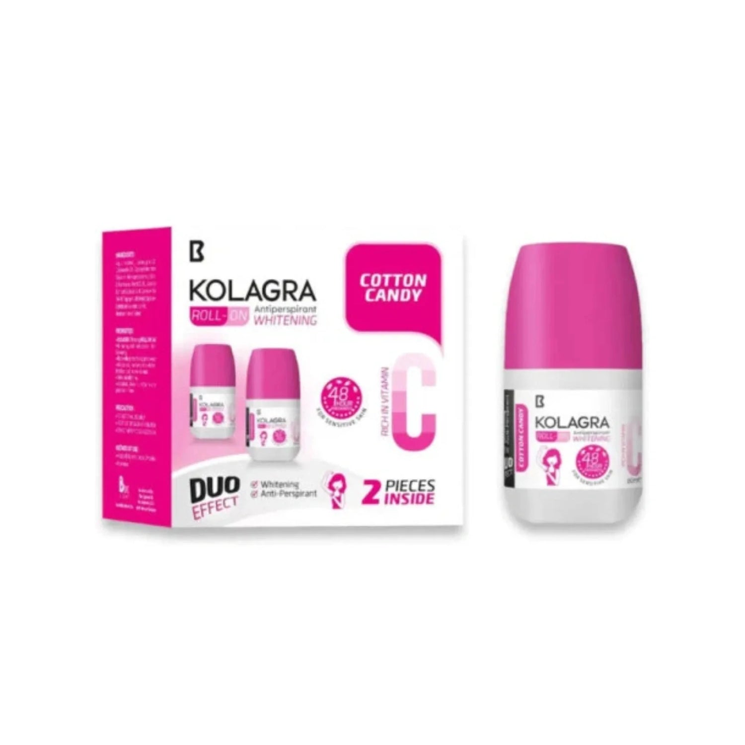 Kolagra Roll-On Cotton Candy 1+1 OFF - FLOCALLY