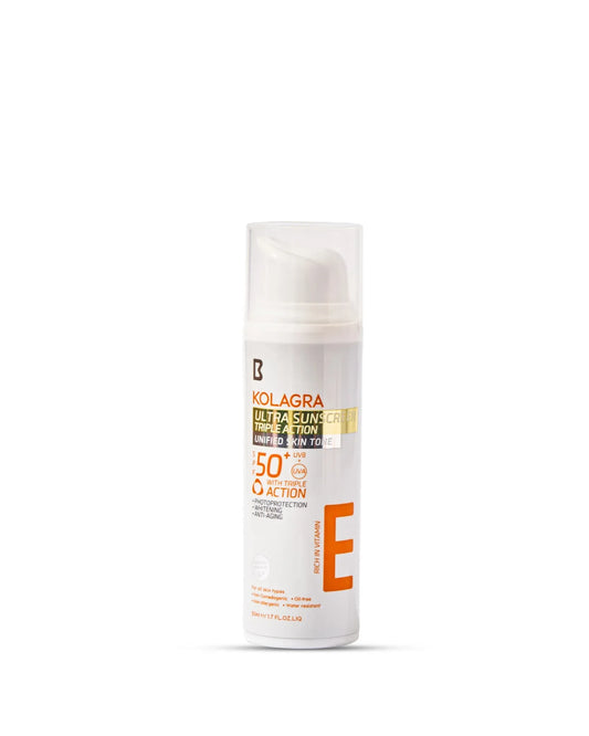 Kolagra Ultra Sunscreen Triple Action SPF 50+ - FLOCALLY