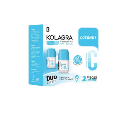 Kolagra coconut whitening roll-on antiperspirant - FLOCALLY