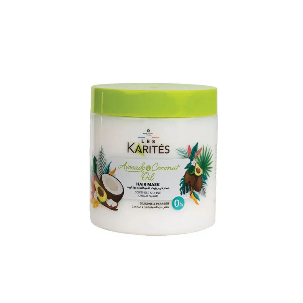 Les Karités Avocado & Coconut Oil Hair Mask - FLOCALLY