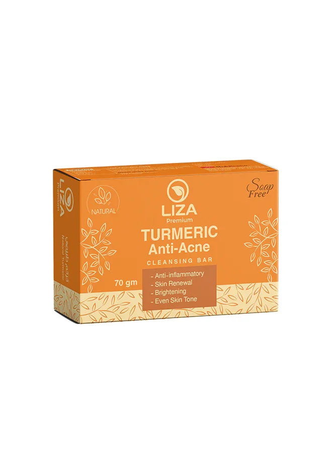 Liza Premium Turmeric Anti-Acne Cleansing Bar - FLOCALLY