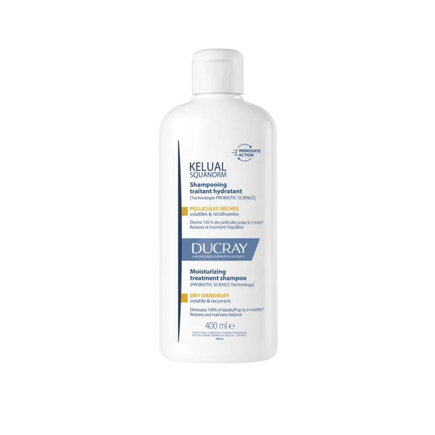 Ducray Kelual Squanorm Dry Dandruff Moisturizing Treatment Shampoo 100ml - FLOCALLY