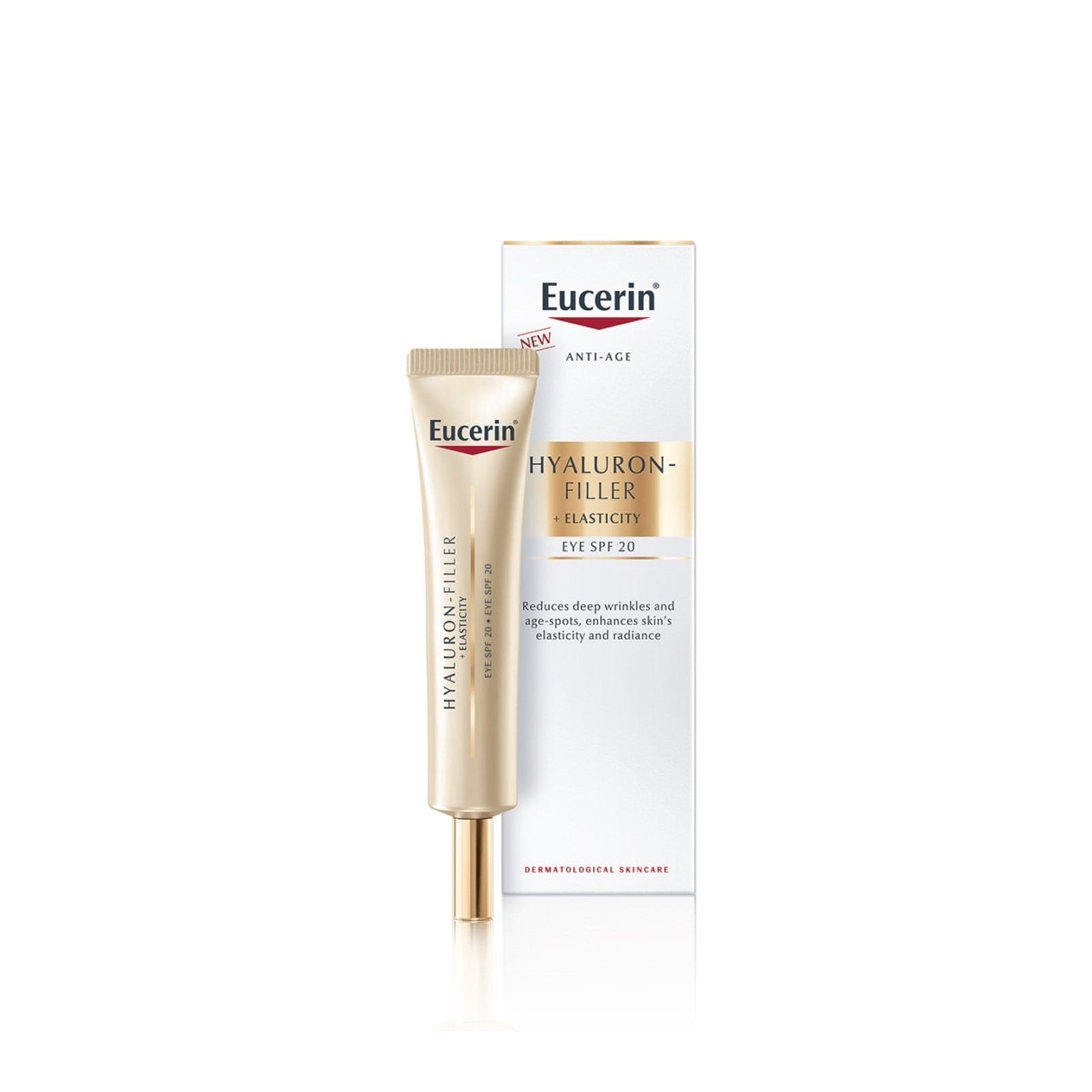 Eucerin Hyaluron-Filler + Elasticity Eye Cream SPF20 Anti-Aging 15ml. - FLOCALLY