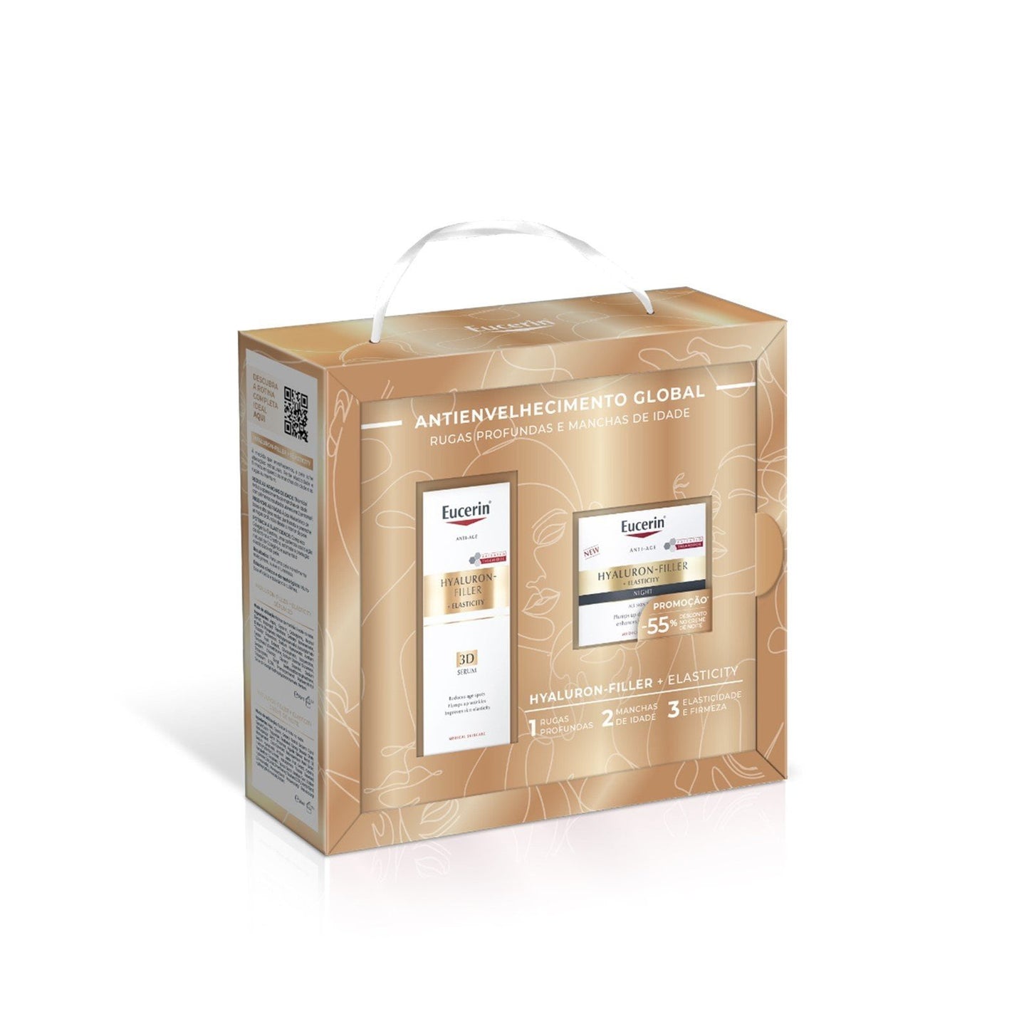 Eucerin Hyaluron-Filler+Elasticity Global Anti-Aging Gift Set.