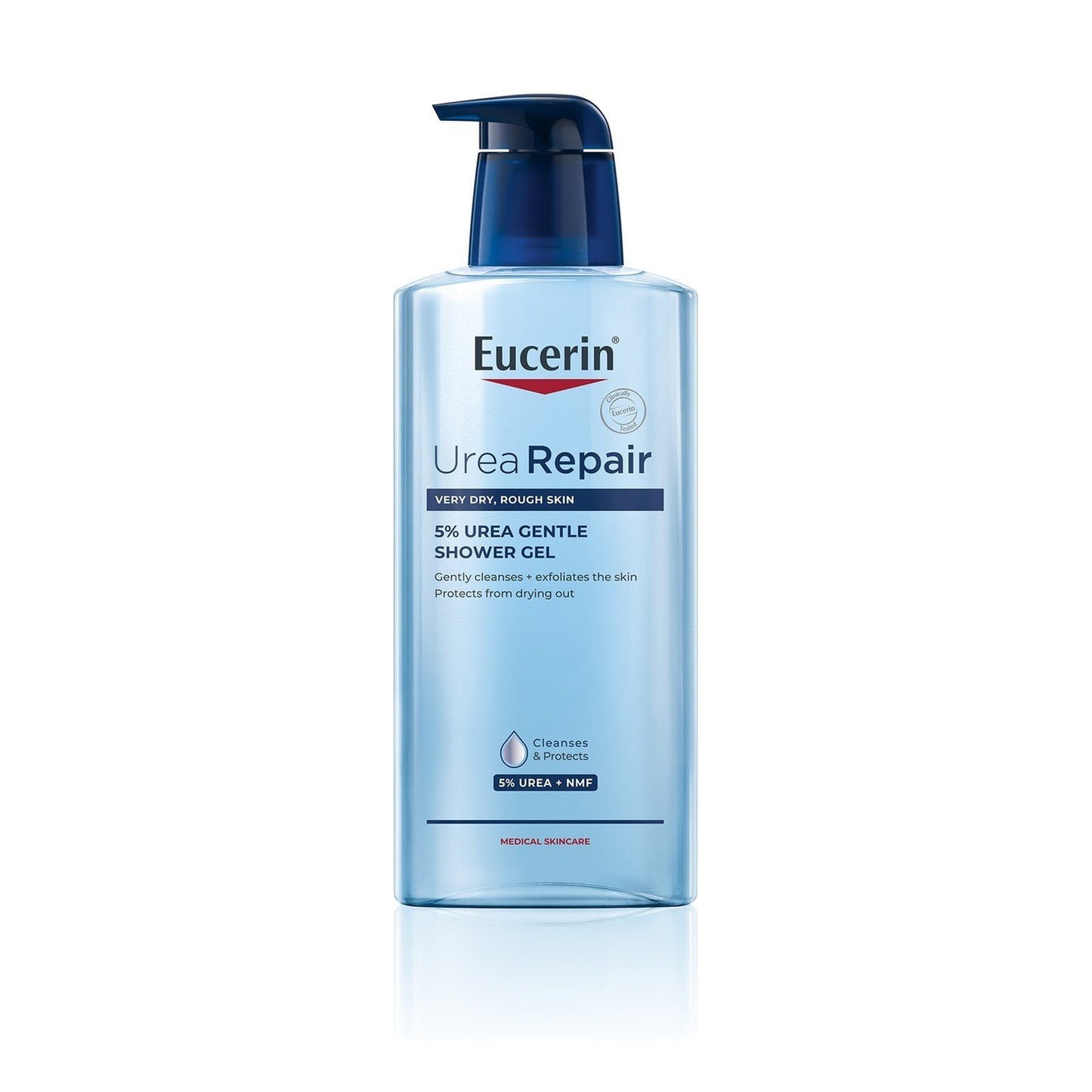 Eucerin UreaRepair 5% Urea Gentle Shower Gel.