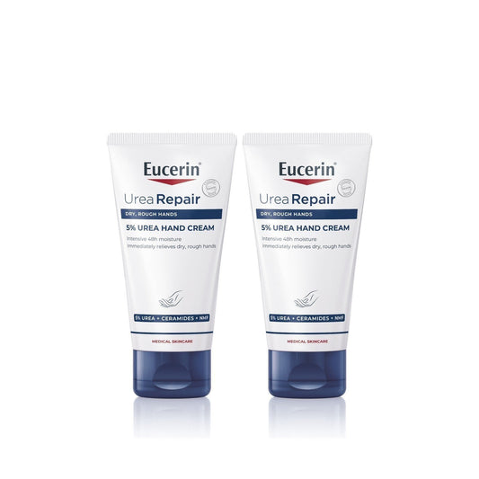 Eucerin UreaRepair Hand Cream 5% Urea 75mlx2.