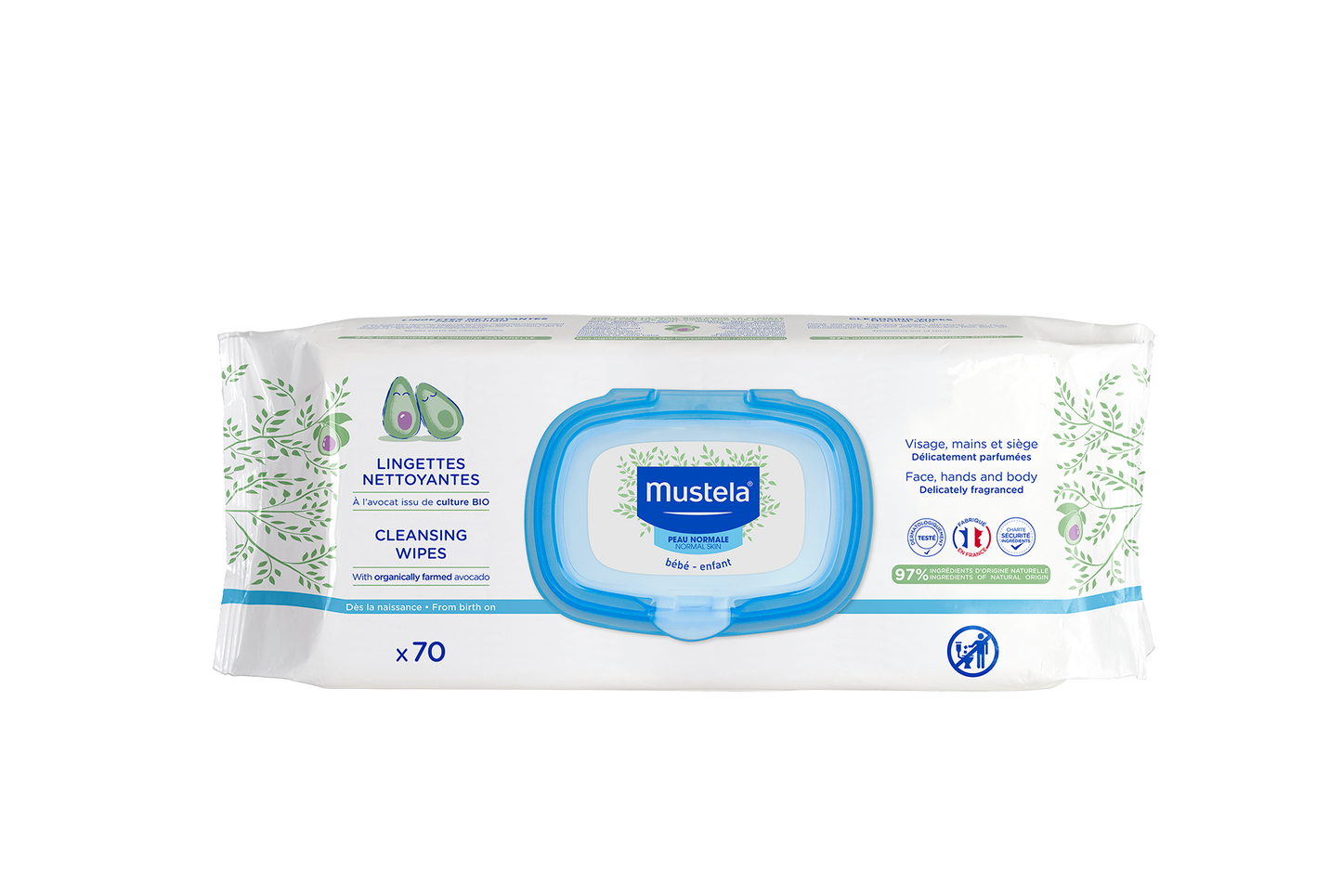 Cleansing Wipes with Avocado - FLOCALLY