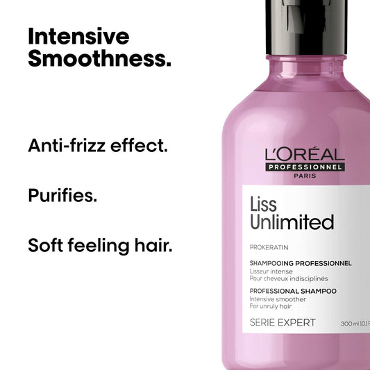 L'Oréal Professionnel Série Expert Liss Unlimited Shampoo 300ml.