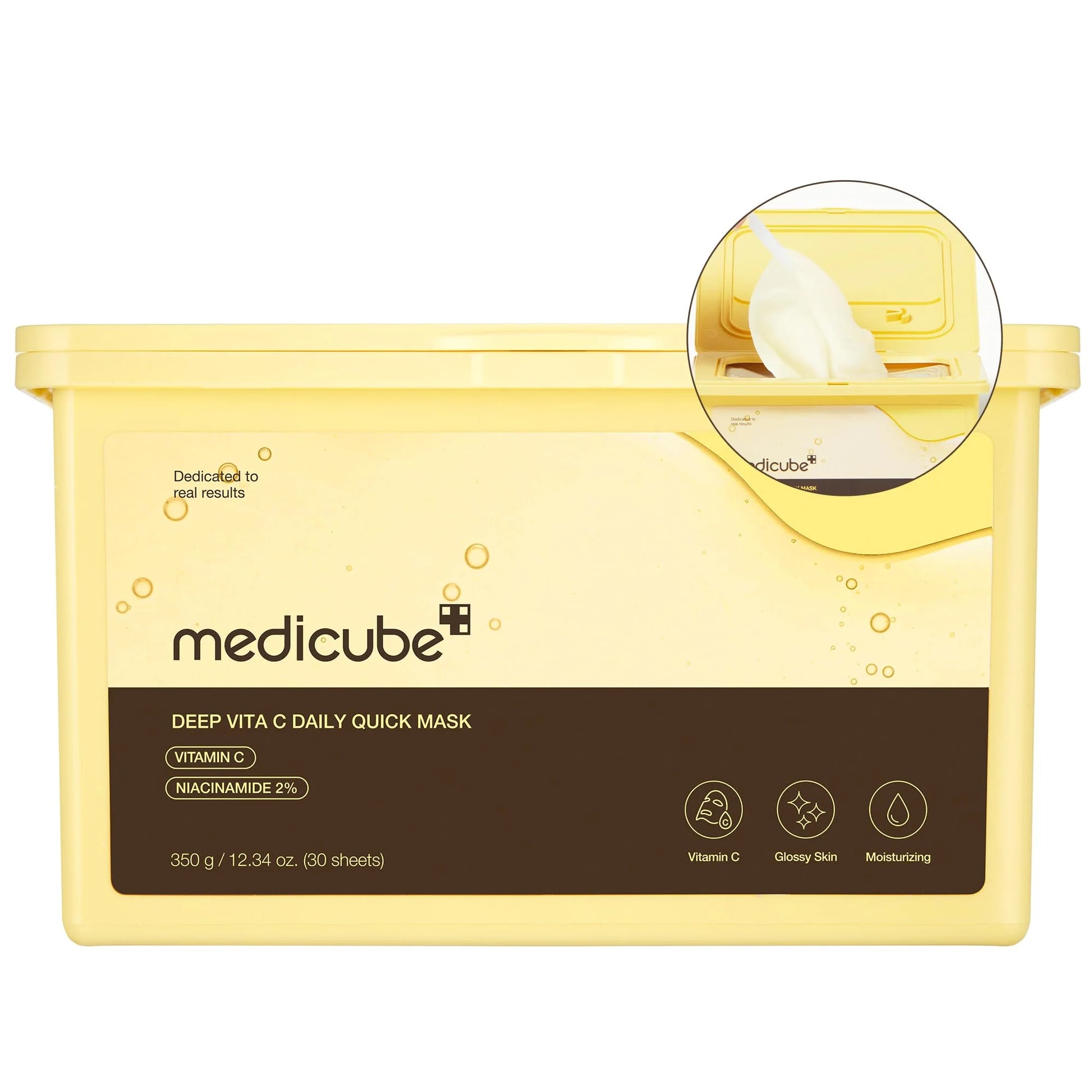 MEDICUBE DEEP VITA C DAILY QUICK MASK - FLOCALLY