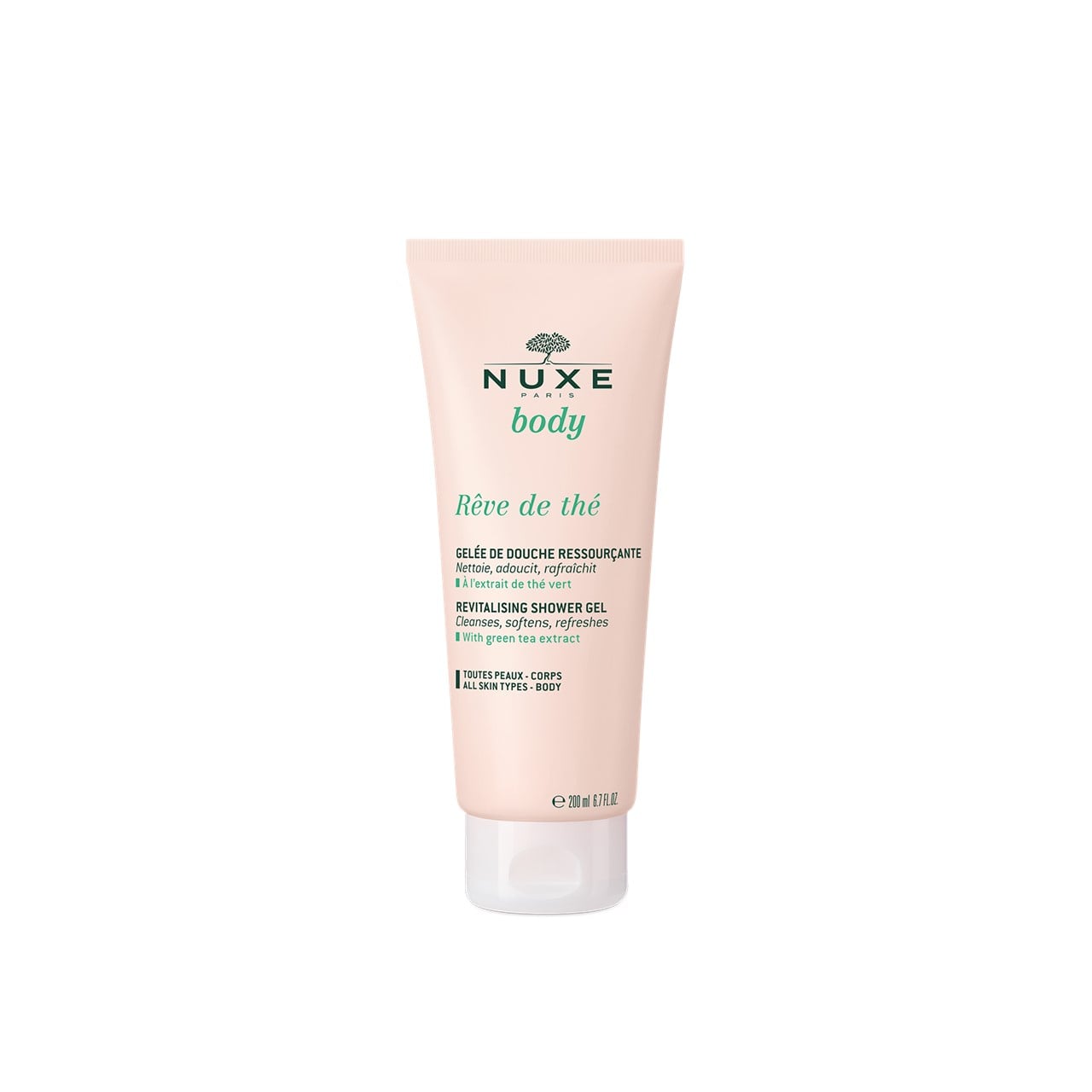 NUXE Body Rêve de Thé Revitalizing Shower Gel 200ml . - FLOCALLY