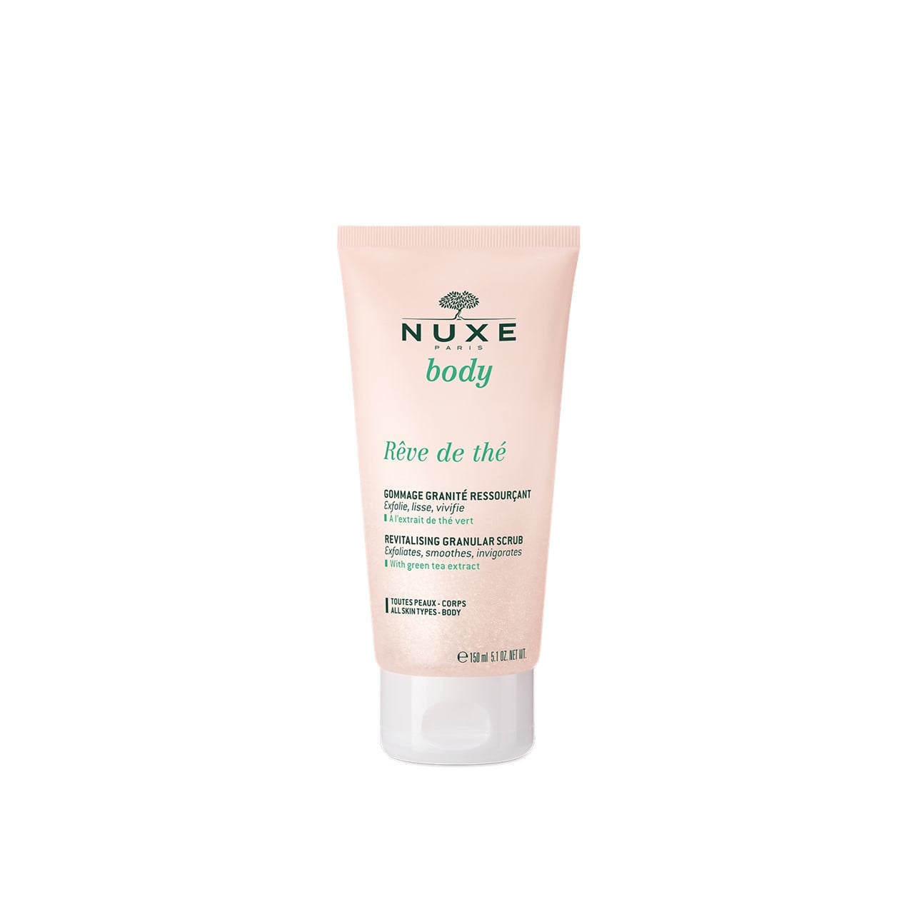 NUXE Body Rêve de Thé Revitalizing Granular Scrub 150ml . - FLOCALLY