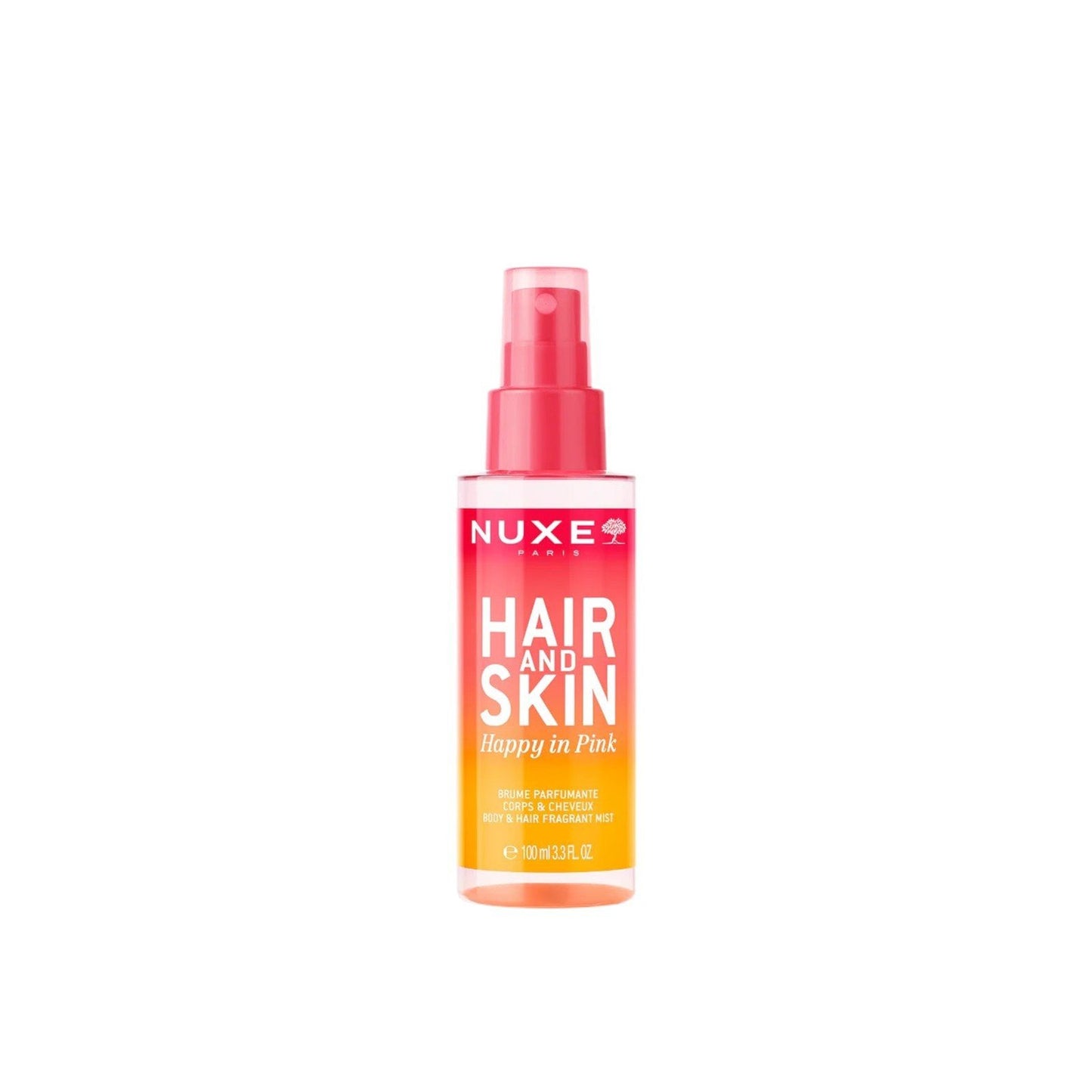 NUXE Hair and Skin Happy in Pink Body & Hair Fragrant Mist 100ml . - FLOCALLY