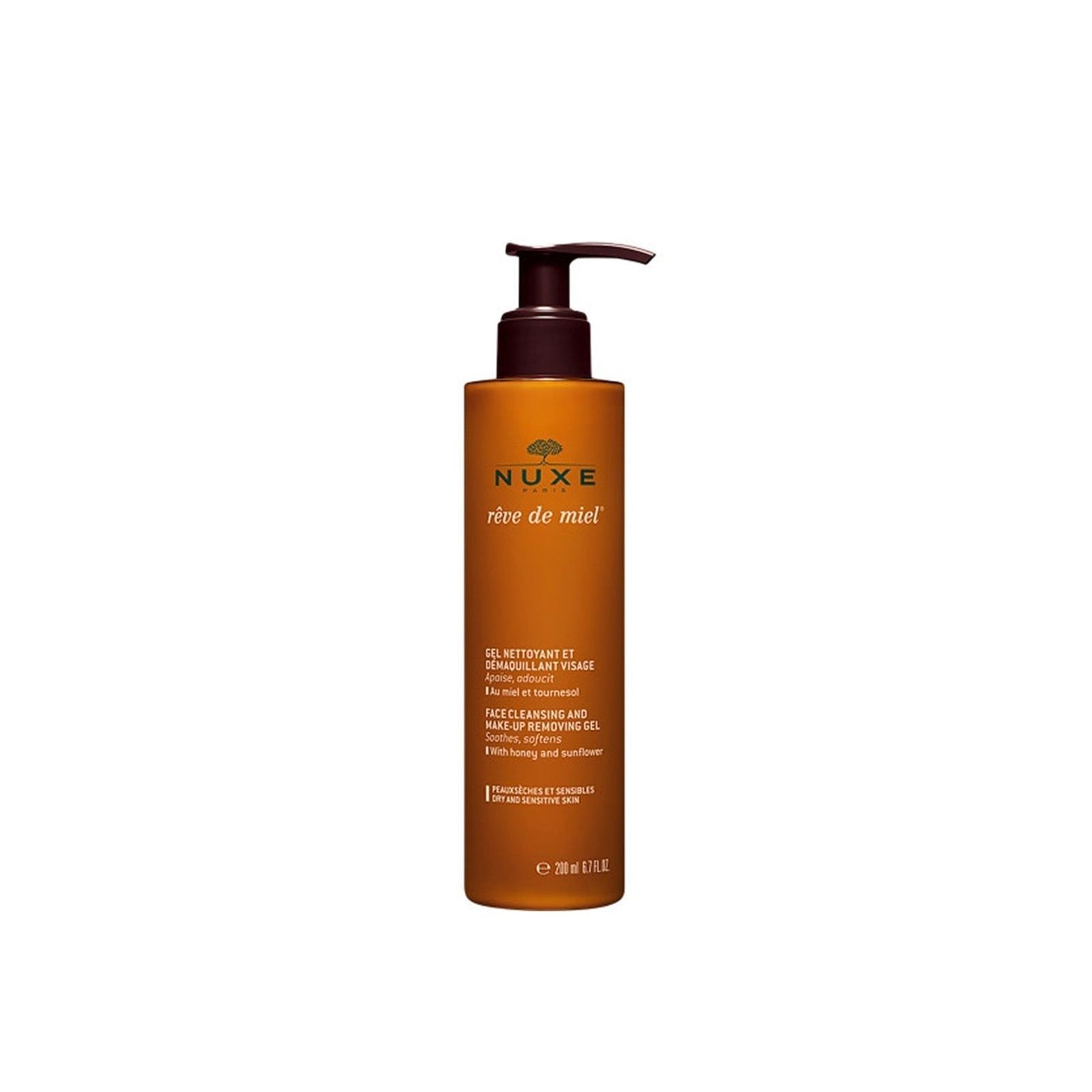 NUXE Rêve de Miel Face Cleansing and Makeup Removing Gel 200ml . - FLOCALLY