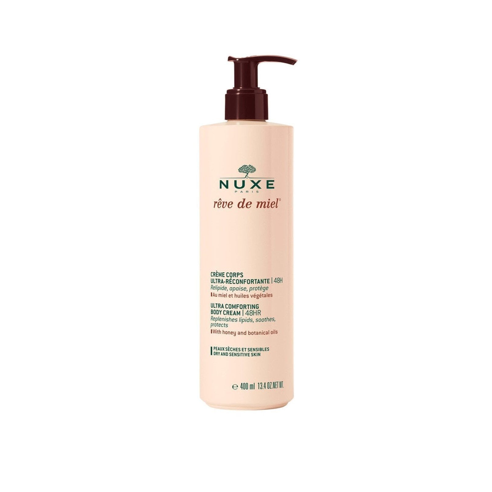 NUXE Rêve de Miel Ultra Comforting Body Cream 48h 400ml . - FLOCALLY