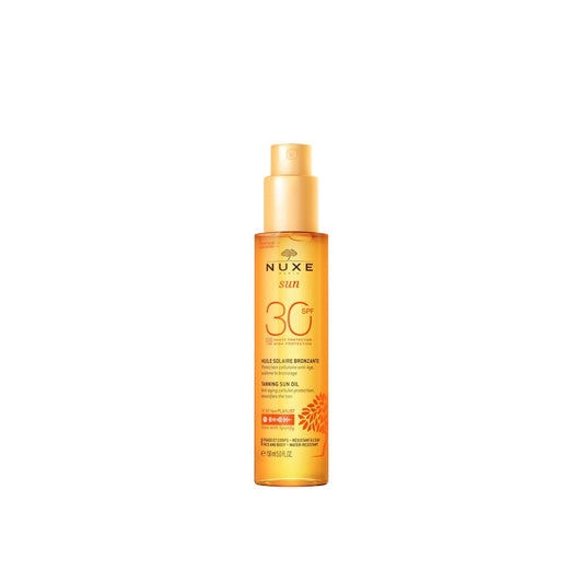 NUXE Sun Tanning Oil High Protection for Face and Body SPF30 . - FLOCALLY