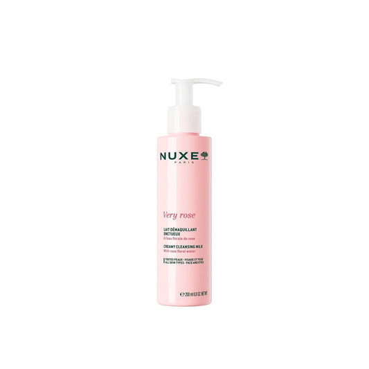 NUXE Very Rose Creamy Cleansing Milk 200ml . - FLOCALLY