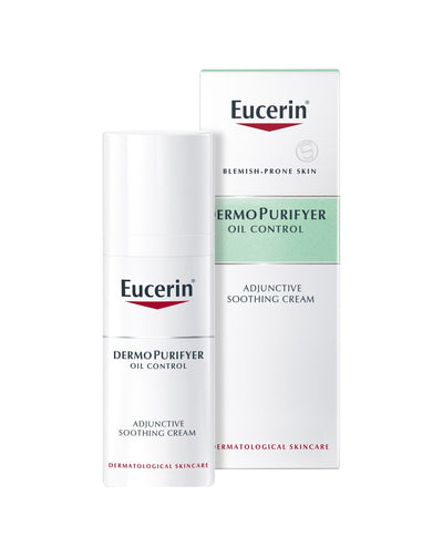 EUCERIN DERMOPURIFYER OIL CONTROL SOOTHING CREAM - FLOCALLY