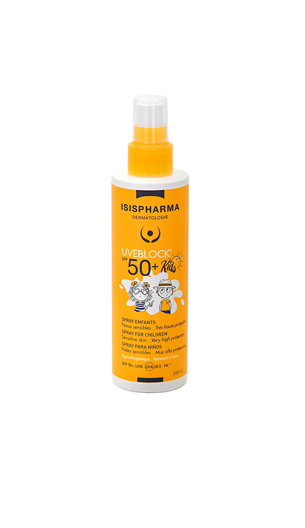 UVEBLOCK SPF50+ SPRAY KIDS FLACON 200ML